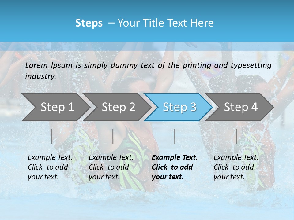 Exercise Arms Girl PowerPoint Template