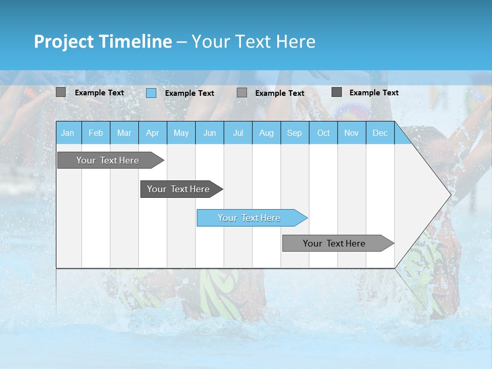 Exercise Arms Girl PowerPoint Template
