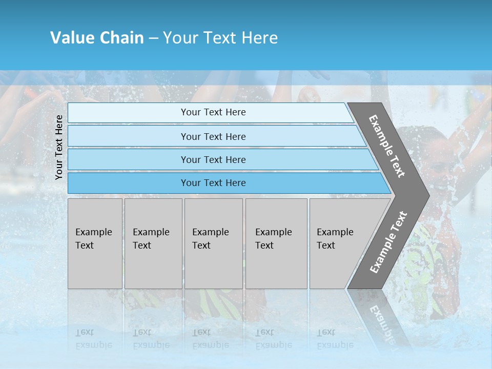 Exercise Arms Girl PowerPoint Template