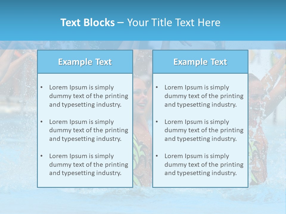 Exercise Arms Girl PowerPoint Template