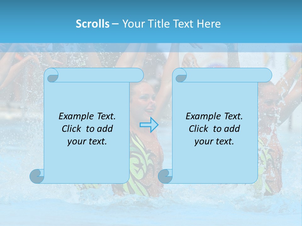 Exercise Arms Girl PowerPoint Template
