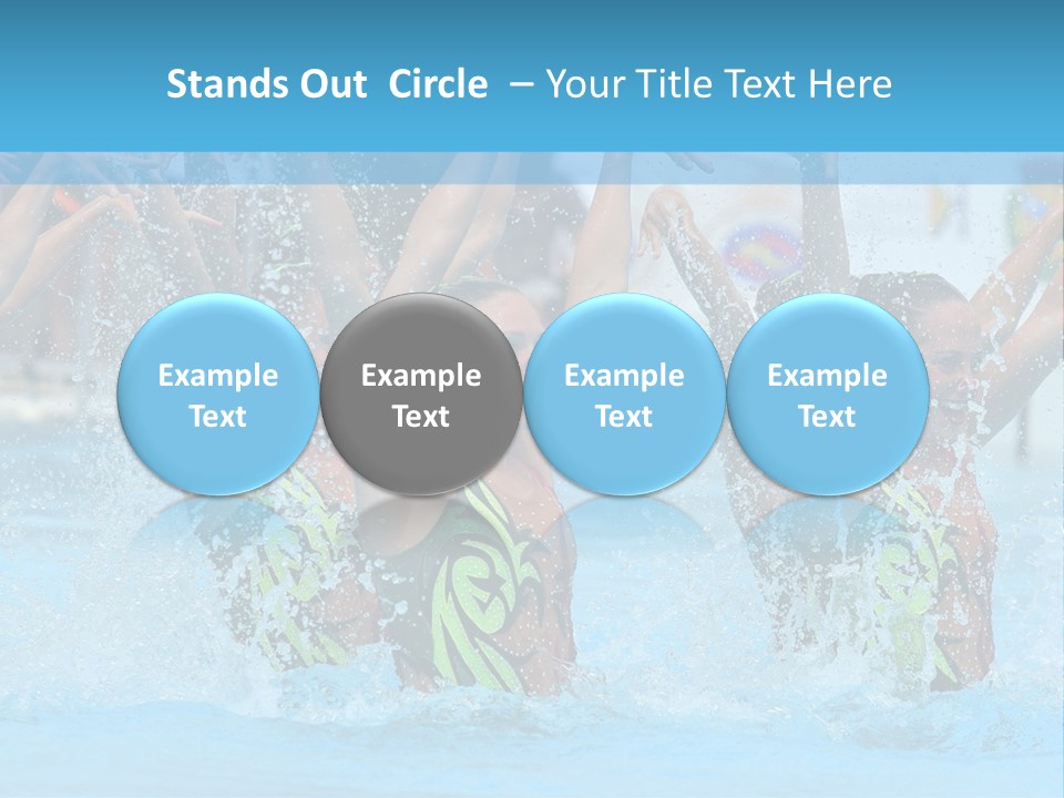 Exercise Arms Girl PowerPoint Template