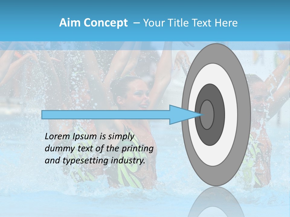 Exercise Arms Girl PowerPoint Template