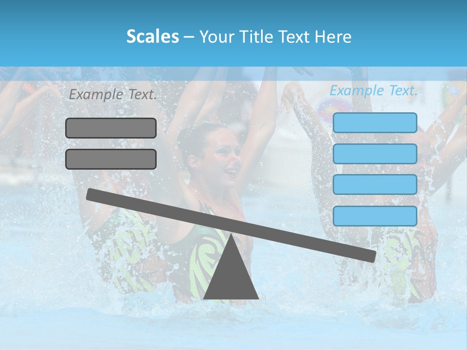 Exercise Arms Girl PowerPoint Template
