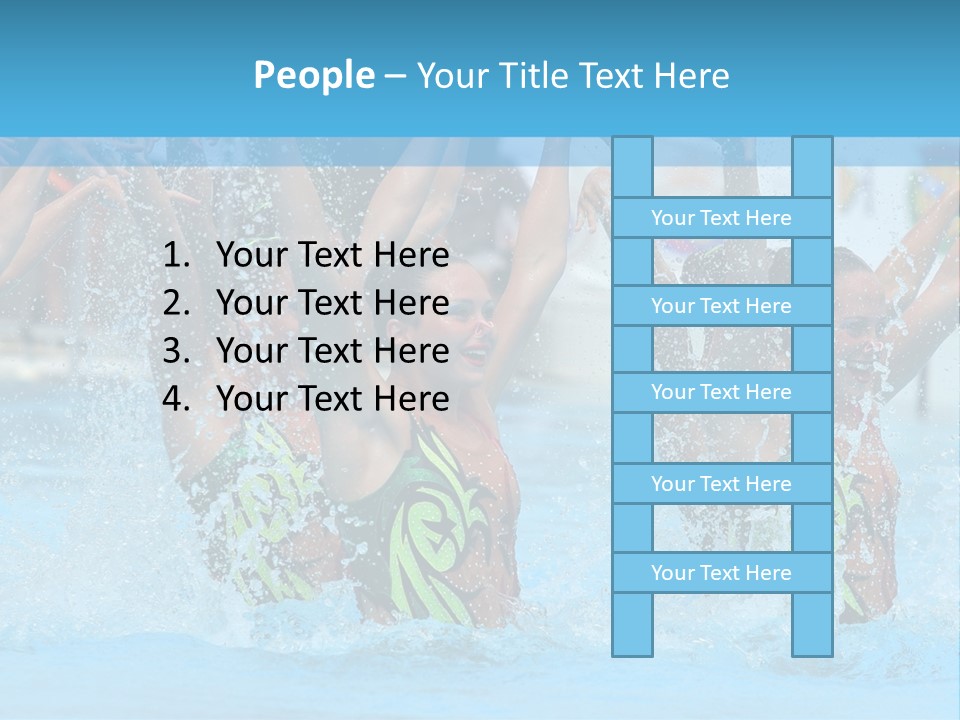 Exercise Arms Girl PowerPoint Template