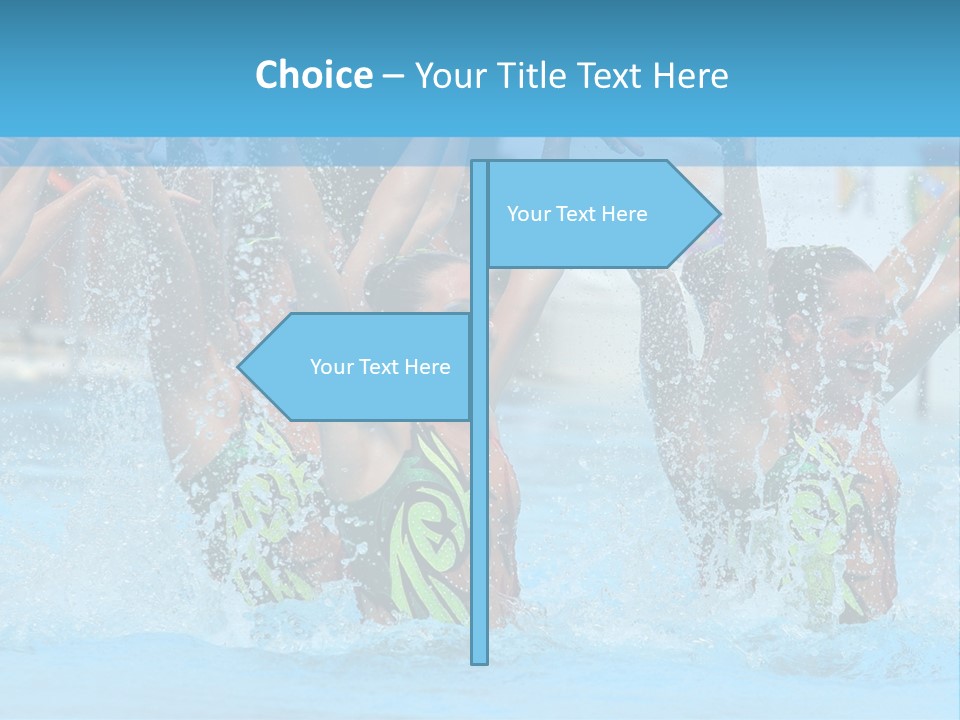 Exercise Arms Girl PowerPoint Template