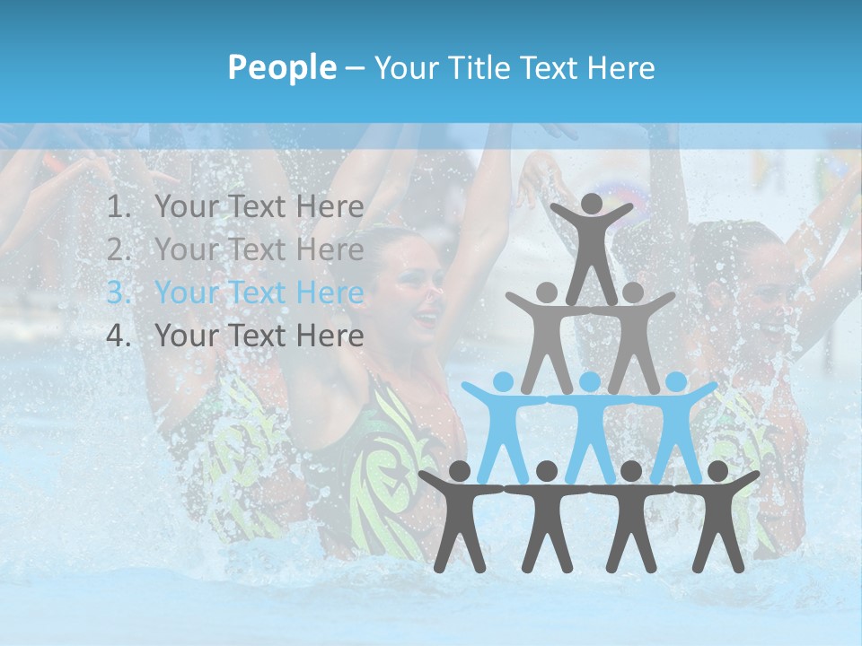 Exercise Arms Girl PowerPoint Template