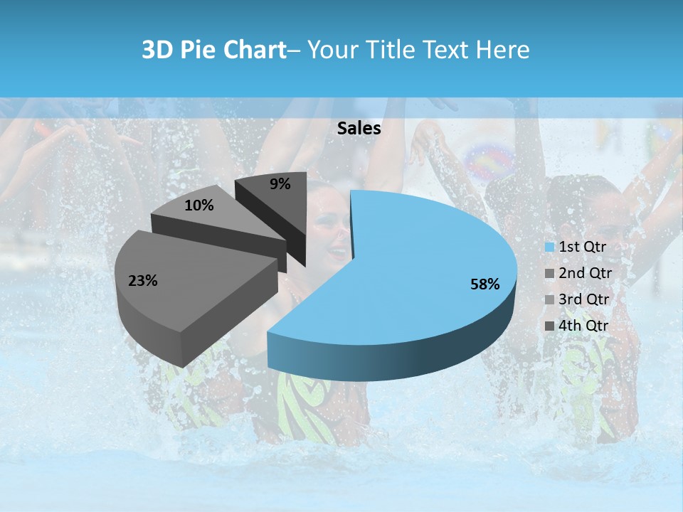 Exercise Arms Girl PowerPoint Template