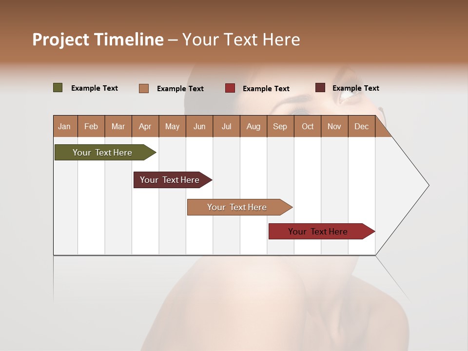 Girl Healthy Beautiful PowerPoint Template