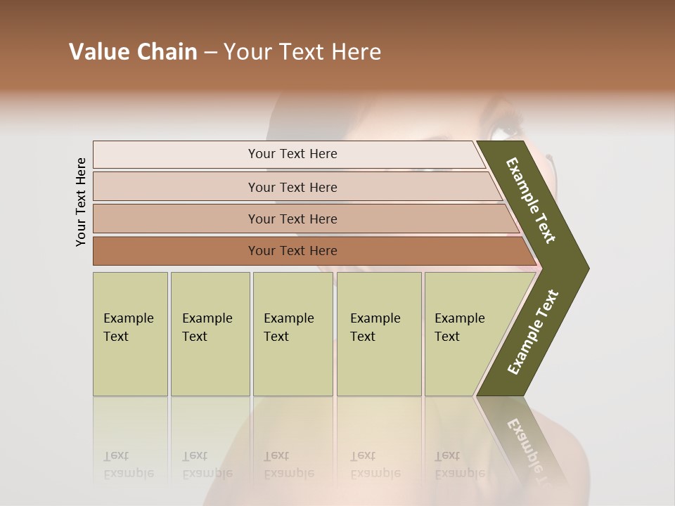 Girl Healthy Beautiful PowerPoint Template