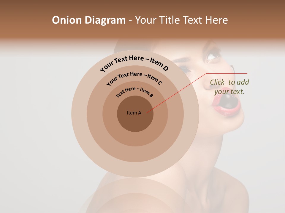 Girl Healthy Beautiful PowerPoint Template