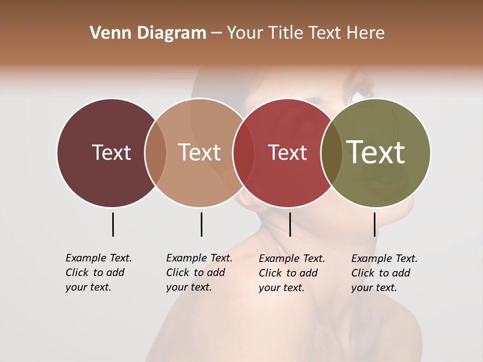 Girl Healthy Beautiful PowerPoint Template