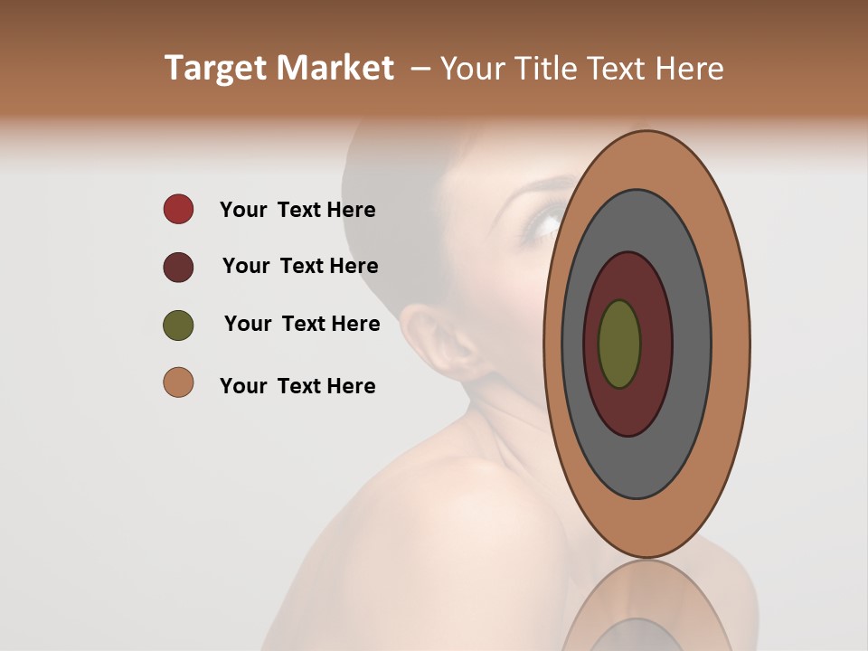 Girl Healthy Beautiful PowerPoint Template