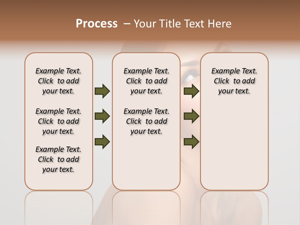 Girl Healthy Beautiful PowerPoint Template