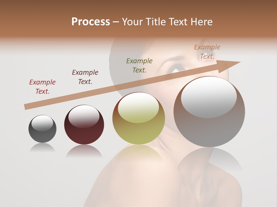 Girl Healthy Beautiful PowerPoint Template