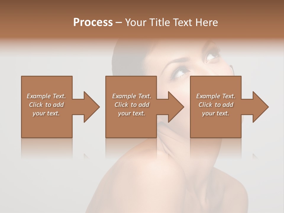 Girl Healthy Beautiful PowerPoint Template