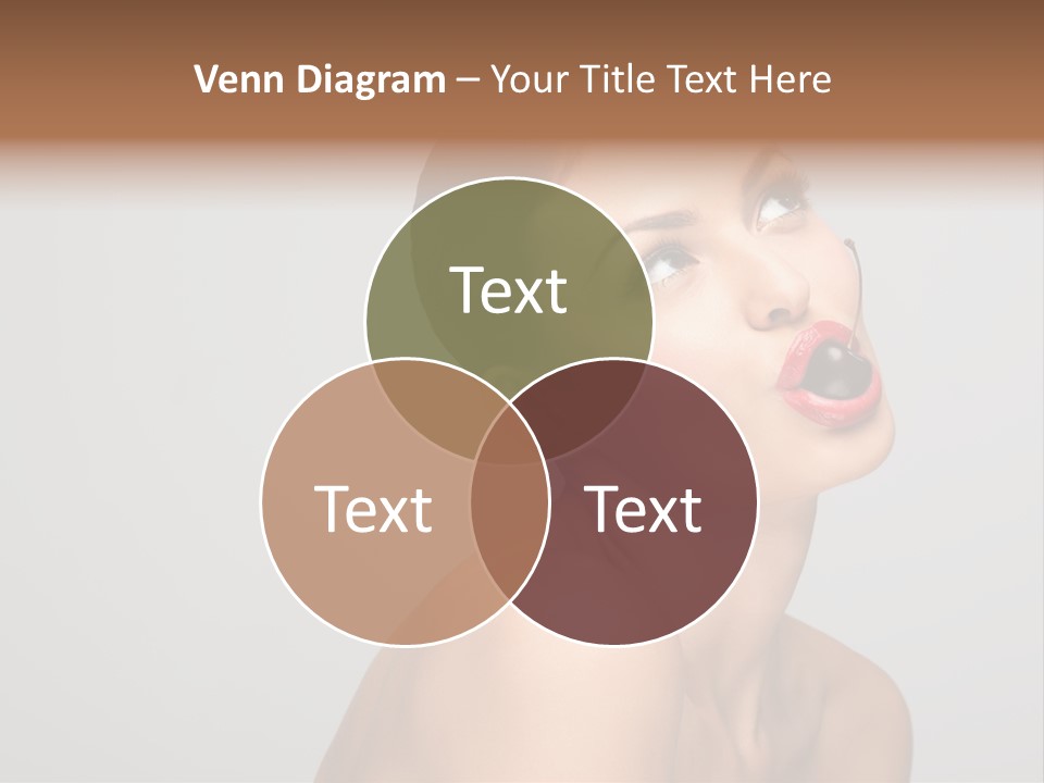 Girl Healthy Beautiful PowerPoint Template