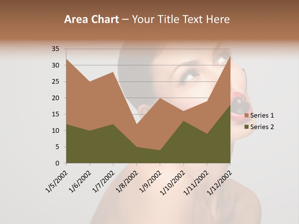 Girl Healthy Beautiful PowerPoint Template