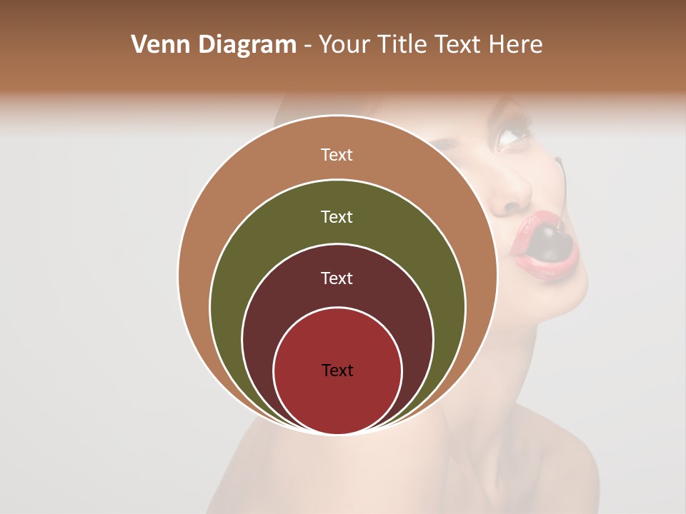 Girl Healthy Beautiful PowerPoint Template