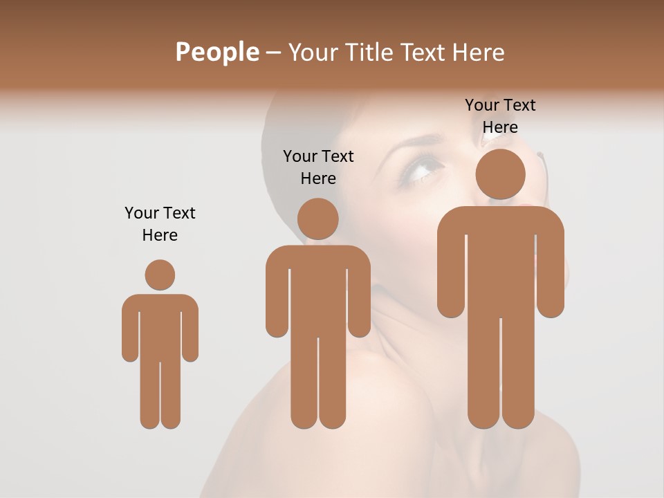 Girl Healthy Beautiful PowerPoint Template