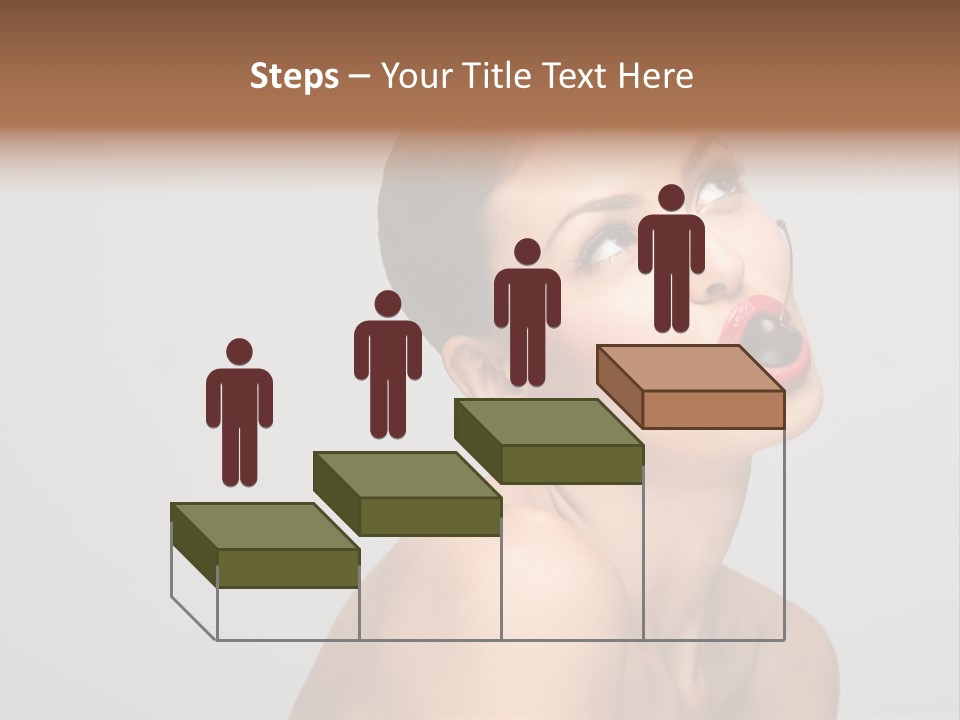 Girl Healthy Beautiful PowerPoint Template