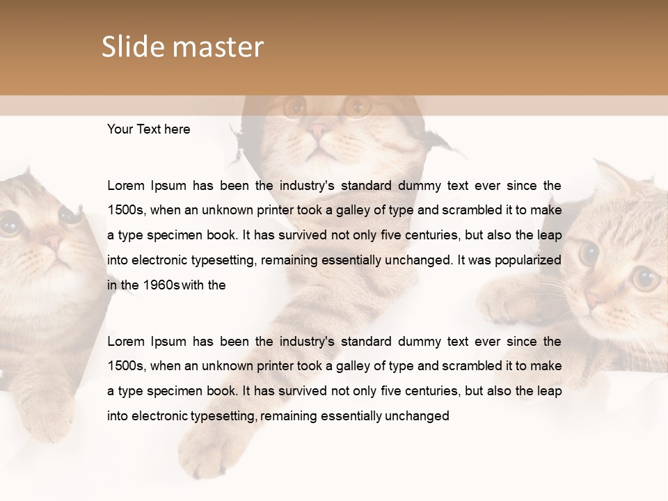 Hole Pedigreed Isolated PowerPoint Template