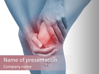 Strength Red Pain PowerPoint Template