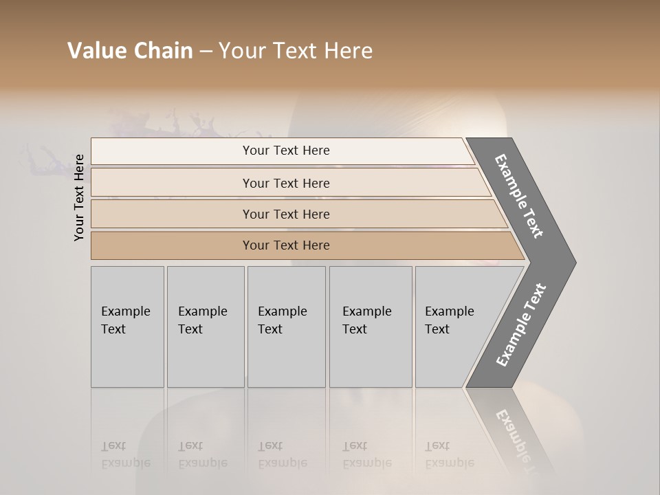 Naked Blonde Eye PowerPoint Template