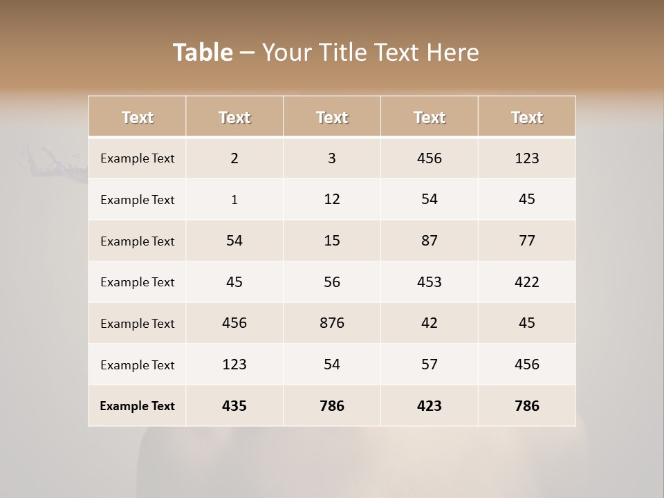 Naked Blonde Eye PowerPoint Template