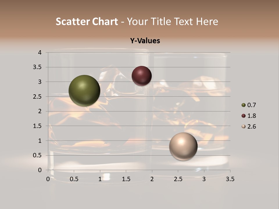 Gold Spirits Liquid PowerPoint Template