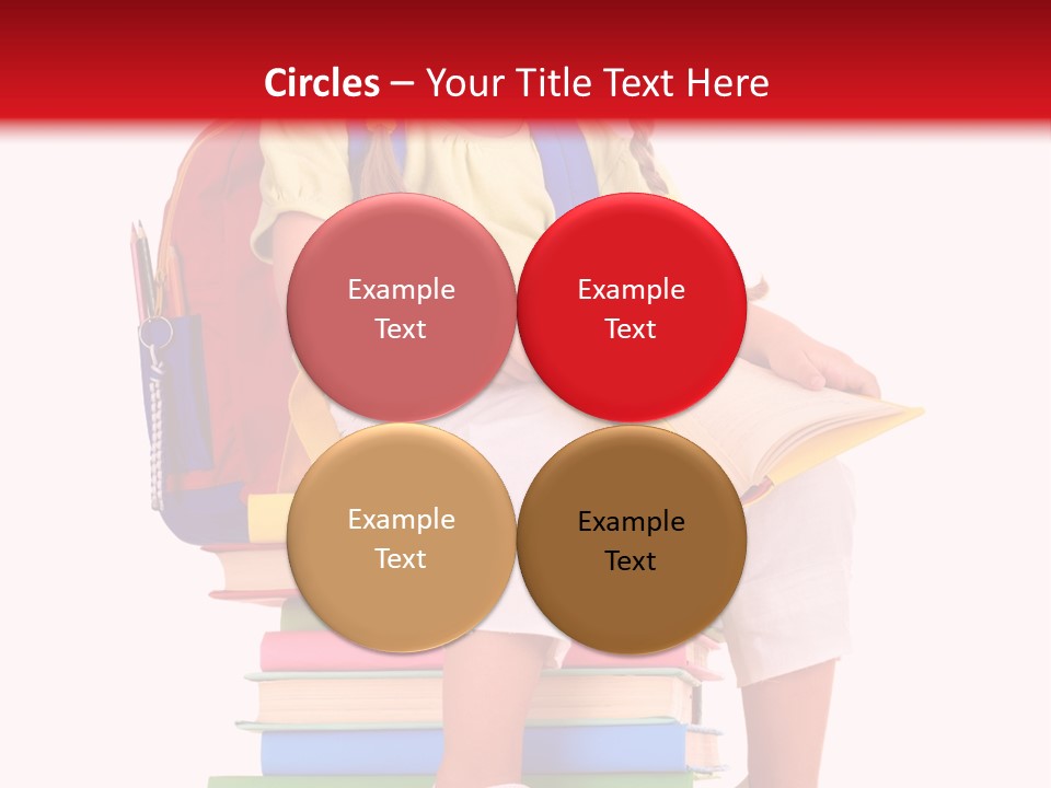 Intelligence Schoolbag Childhood PowerPoint Template