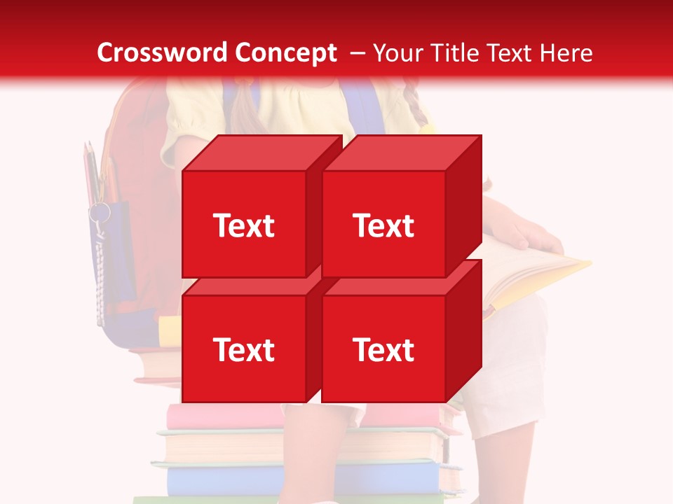 Intelligence Schoolbag Childhood PowerPoint Template