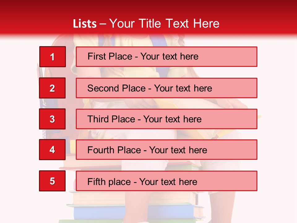 Intelligence Schoolbag Childhood PowerPoint Template