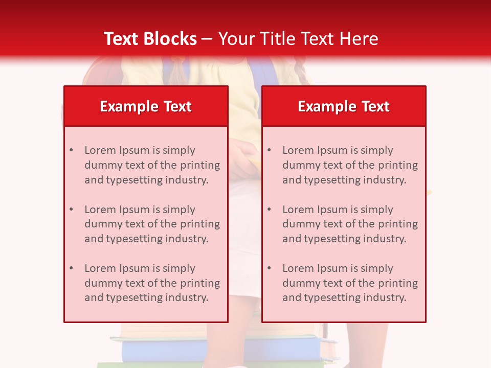 Intelligence Schoolbag Childhood PowerPoint Template