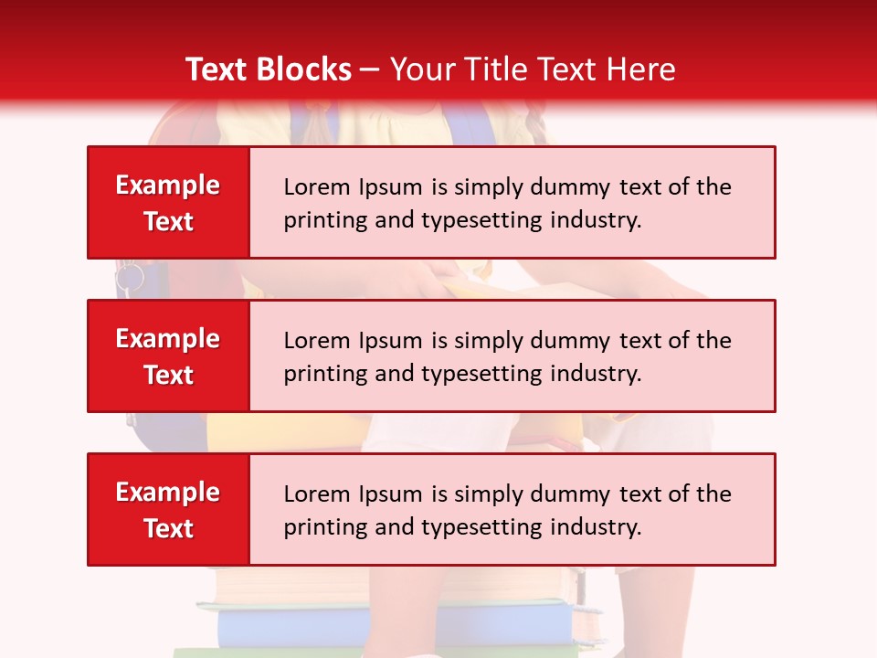 Intelligence Schoolbag Childhood PowerPoint Template