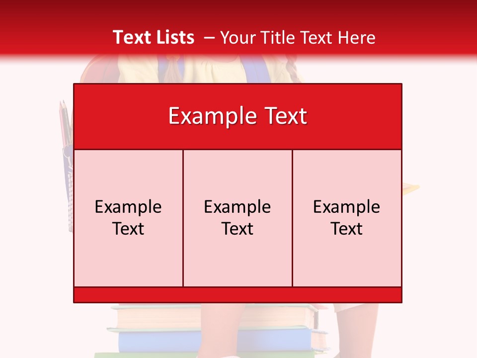 Intelligence Schoolbag Childhood PowerPoint Template