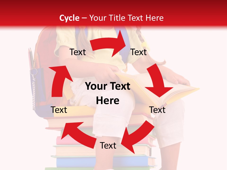 Intelligence Schoolbag Childhood PowerPoint Template