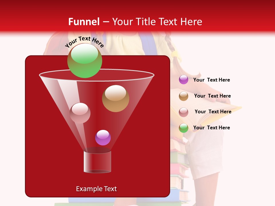 Intelligence Schoolbag Childhood PowerPoint Template