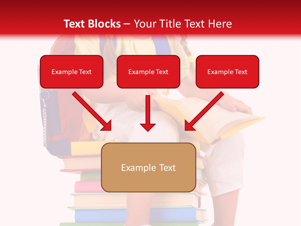 Intelligence Schoolbag Childhood PowerPoint Template