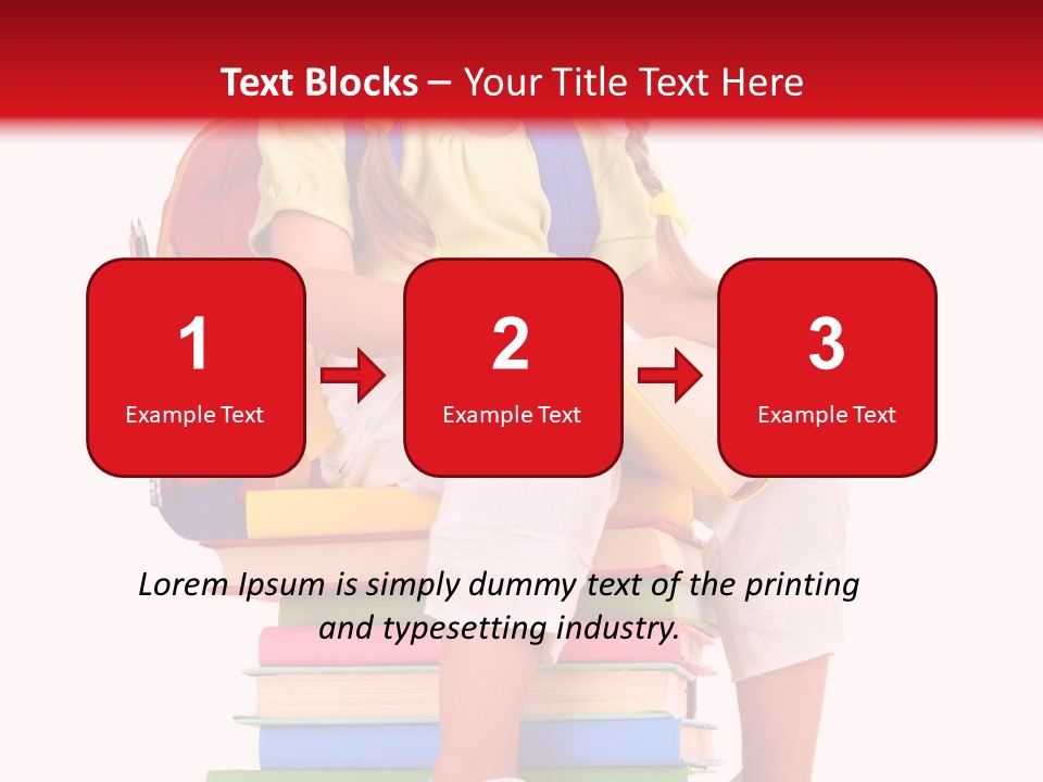 Intelligence Schoolbag Childhood PowerPoint Template