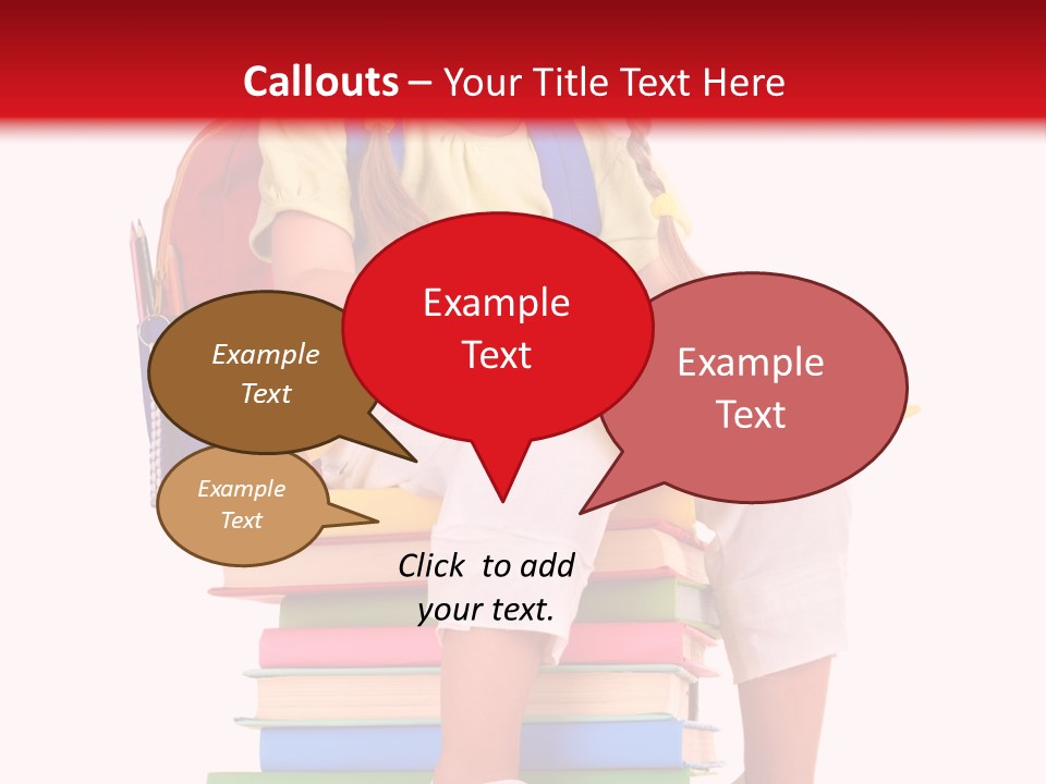 Intelligence Schoolbag Childhood PowerPoint Template