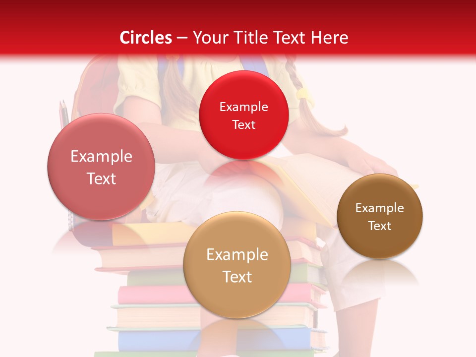 Intelligence Schoolbag Childhood PowerPoint Template