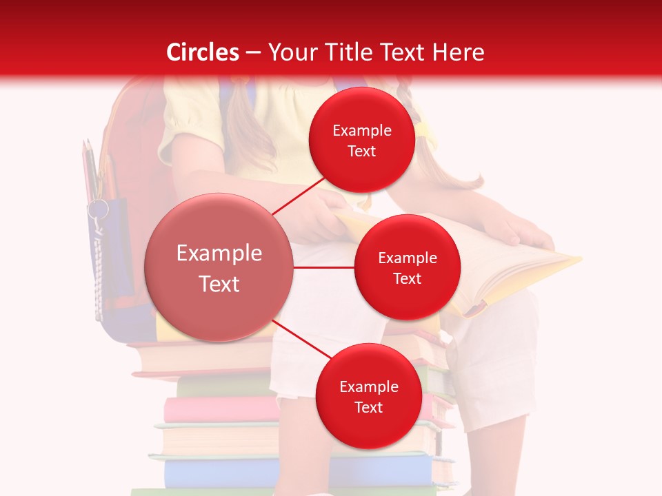 Intelligence Schoolbag Childhood PowerPoint Template