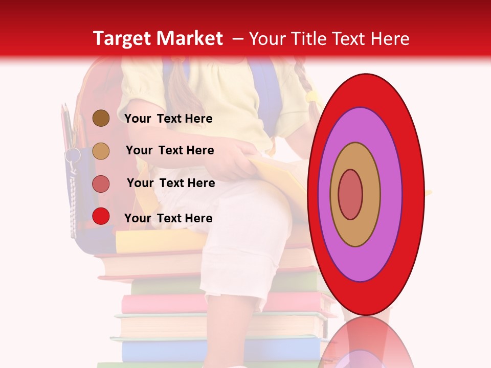 Intelligence Schoolbag Childhood PowerPoint Template