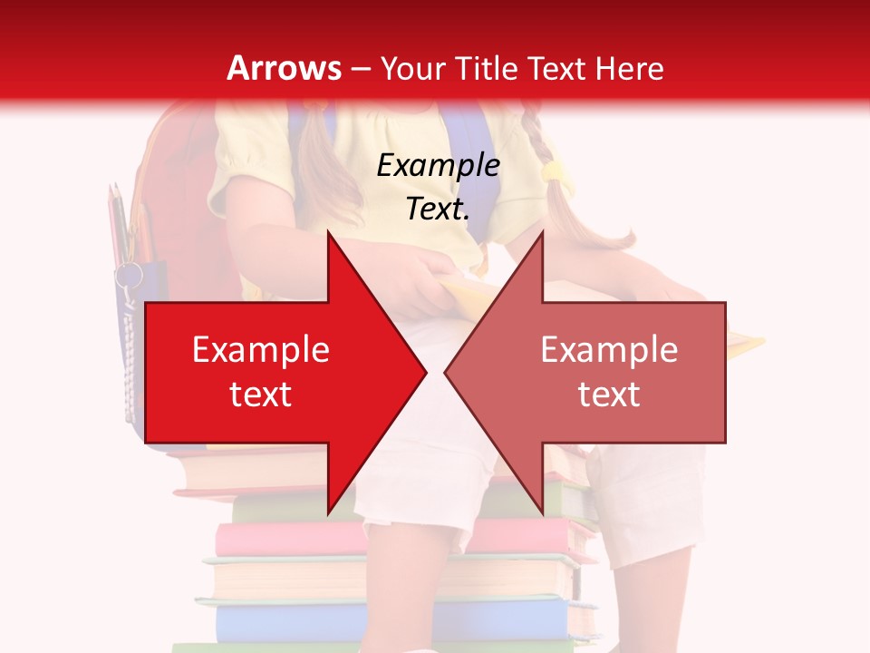 Intelligence Schoolbag Childhood PowerPoint Template