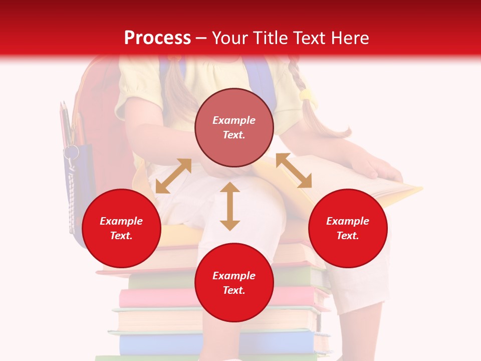 Intelligence Schoolbag Childhood PowerPoint Template