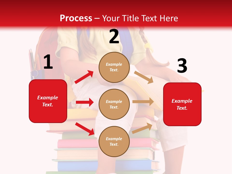 Intelligence Schoolbag Childhood PowerPoint Template