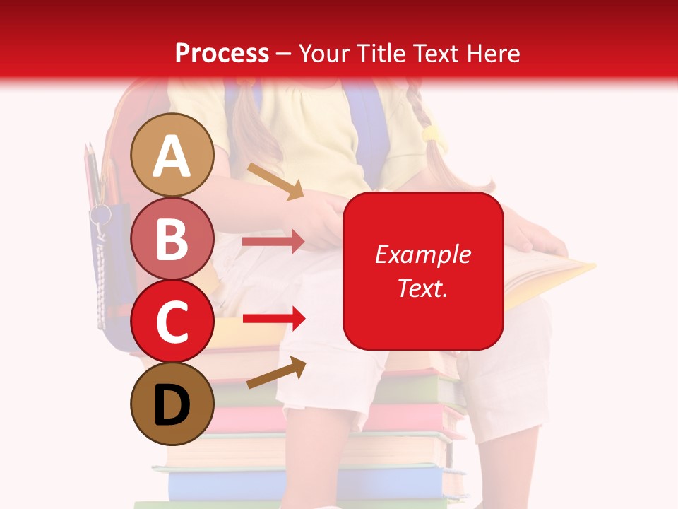 Intelligence Schoolbag Childhood PowerPoint Template