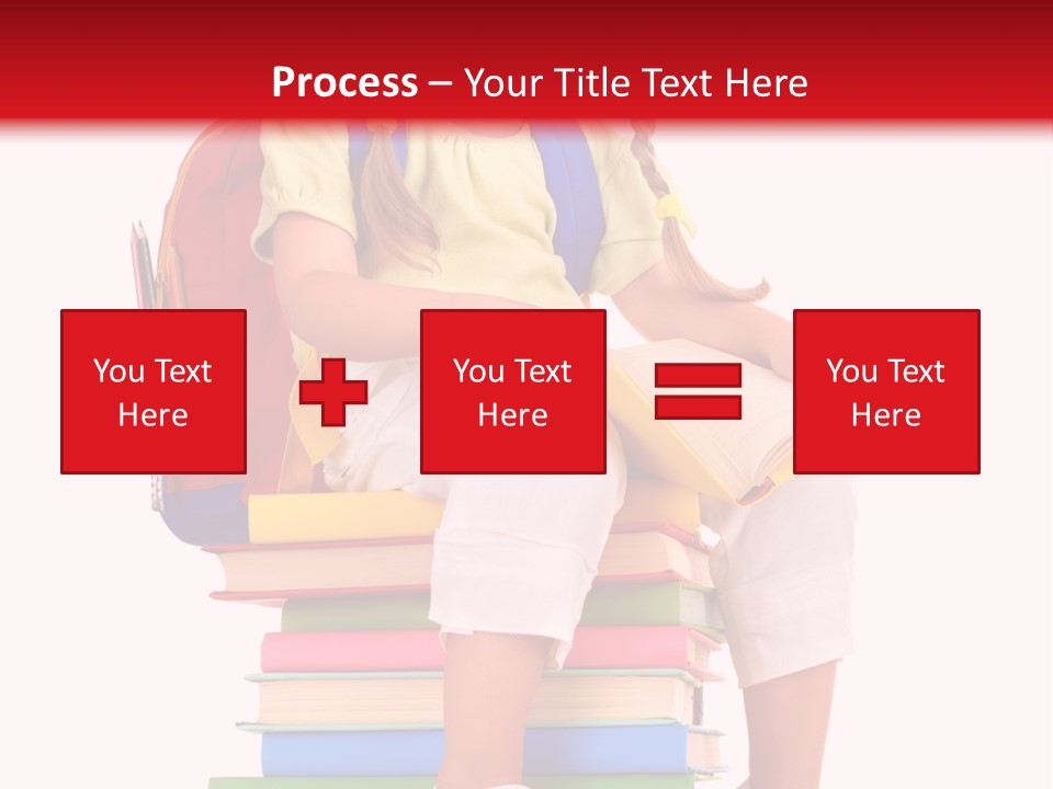 Intelligence Schoolbag Childhood PowerPoint Template