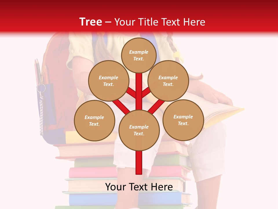 Intelligence Schoolbag Childhood PowerPoint Template